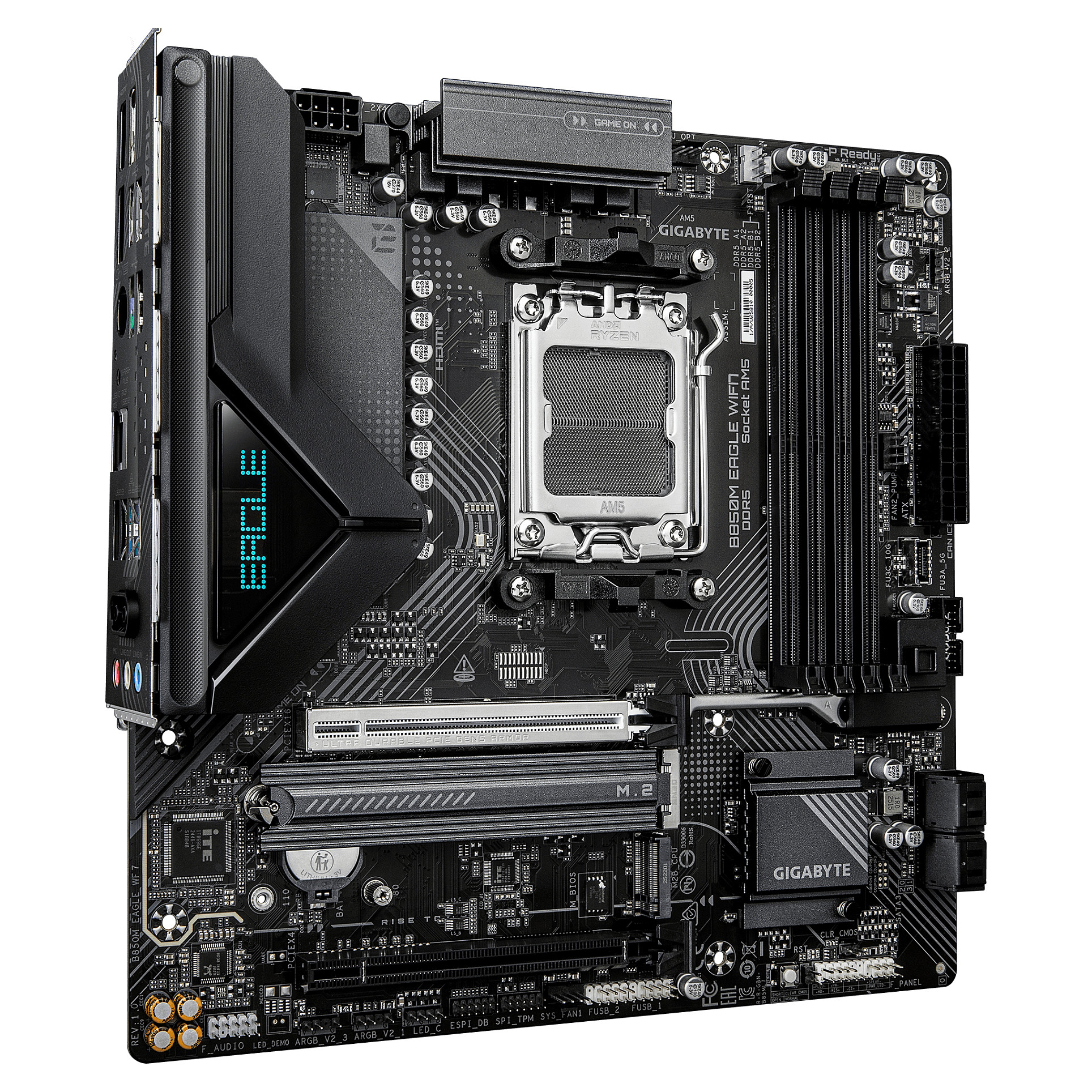 Matična ploča GIGABYTE B850M EAGLE (AM5, DDR5, Wi-Fi 7, mATX)-6