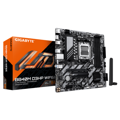 Matična ploča GIGABYTE B840M D3HP WIFI6E (AM5, B840, DDR5, mATX)-3