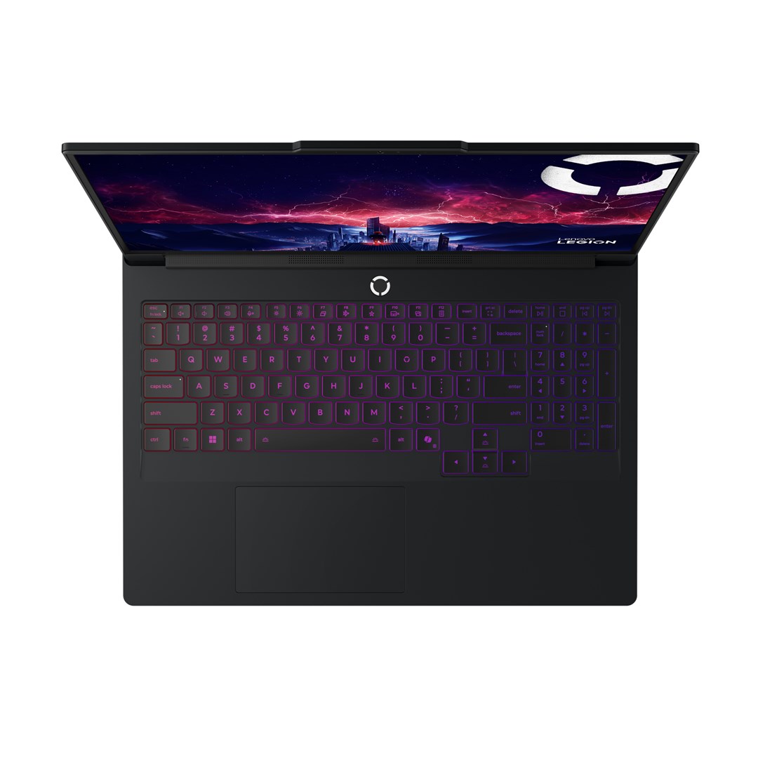 Laptop LENOVO Legion Pro 7 16AFR10H (16.0", WQXGA, Ryzen 9 9955HX3D, 64 GB DDR5, SSD 2 TB, GeForce RTX 5080 16 GB, W11Pro, Eclipse Black) – internacionalna non HR tipkovnica-5
