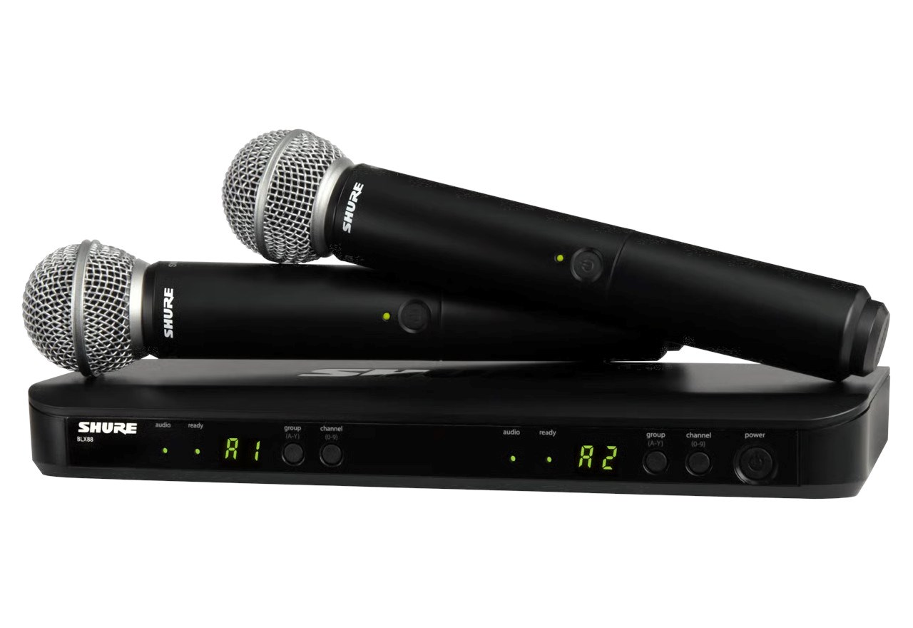 Soundbar SHURE BLX288E/SM58-H8E (bežični sustav, dva SM58 mikrofona)-0