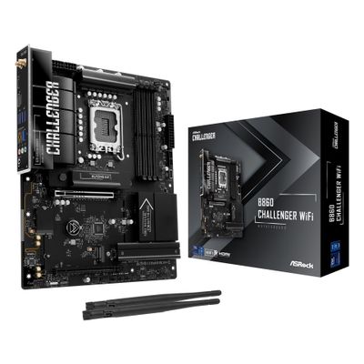 Matična ploča ASROCK B860 Challenger WiFi (Intel LGA1851, DDR5, ATX, Wi-Fi 6E)-8