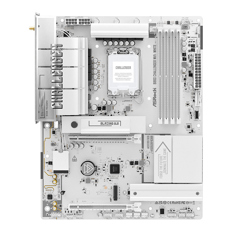 Matična ploča ASROCK B860 Challenger WiFi (LGA1851, DDR5, ATX, White)-9