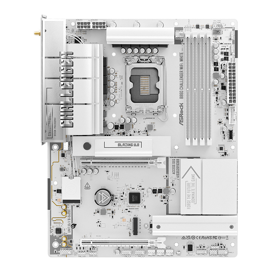 Matična ploča ASROCK B860 Challenger WiFi (LGA1851, DDR5, ATX, White)-10