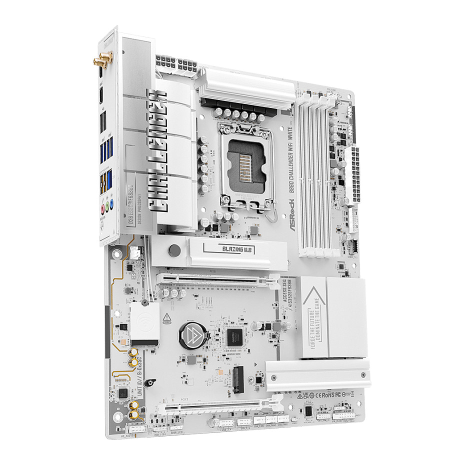 Matična ploča ASROCK B860 Challenger WiFi (LGA1851, DDR5, ATX, White)-11