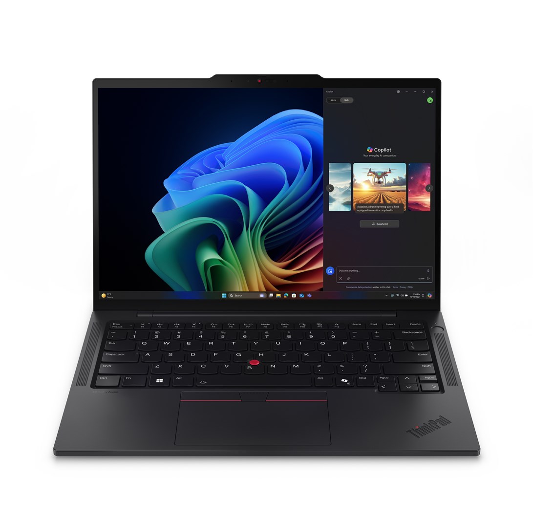 Laptop LENOVO ThinkPad T14s Gen 6 (35.6 cm, WUXGA, AMD Ryzen 7 PRO 360, 32 GB LPDDR5x-SDRAM, 1 TB SSD, Wi-Fi 7, Windows 11 Pro, engleski, crna) – internacionalna non HR tipkovnica-0