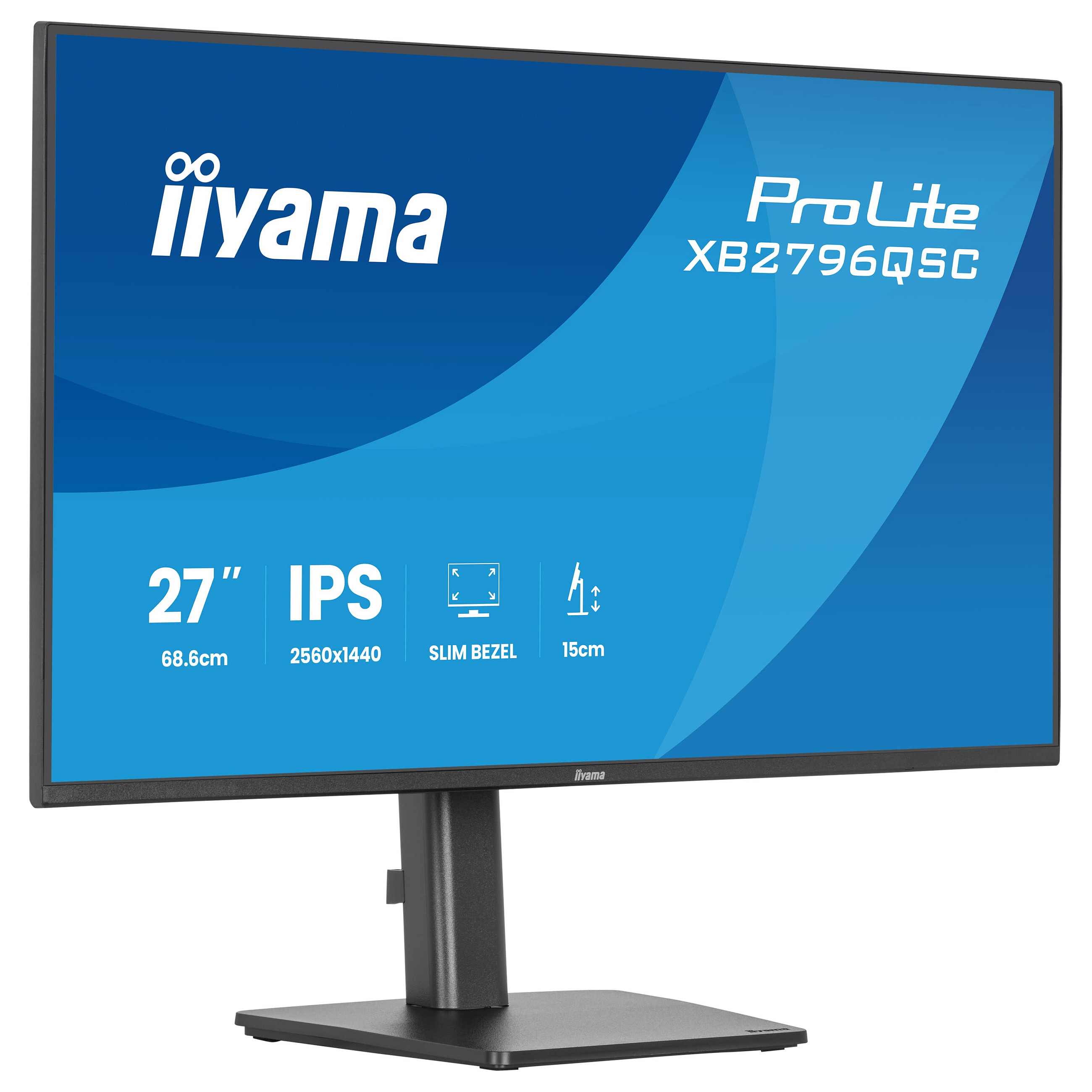 Monitor IIYAMA ProLite XB2796QSC (27", QHD, 75 Hz)-0