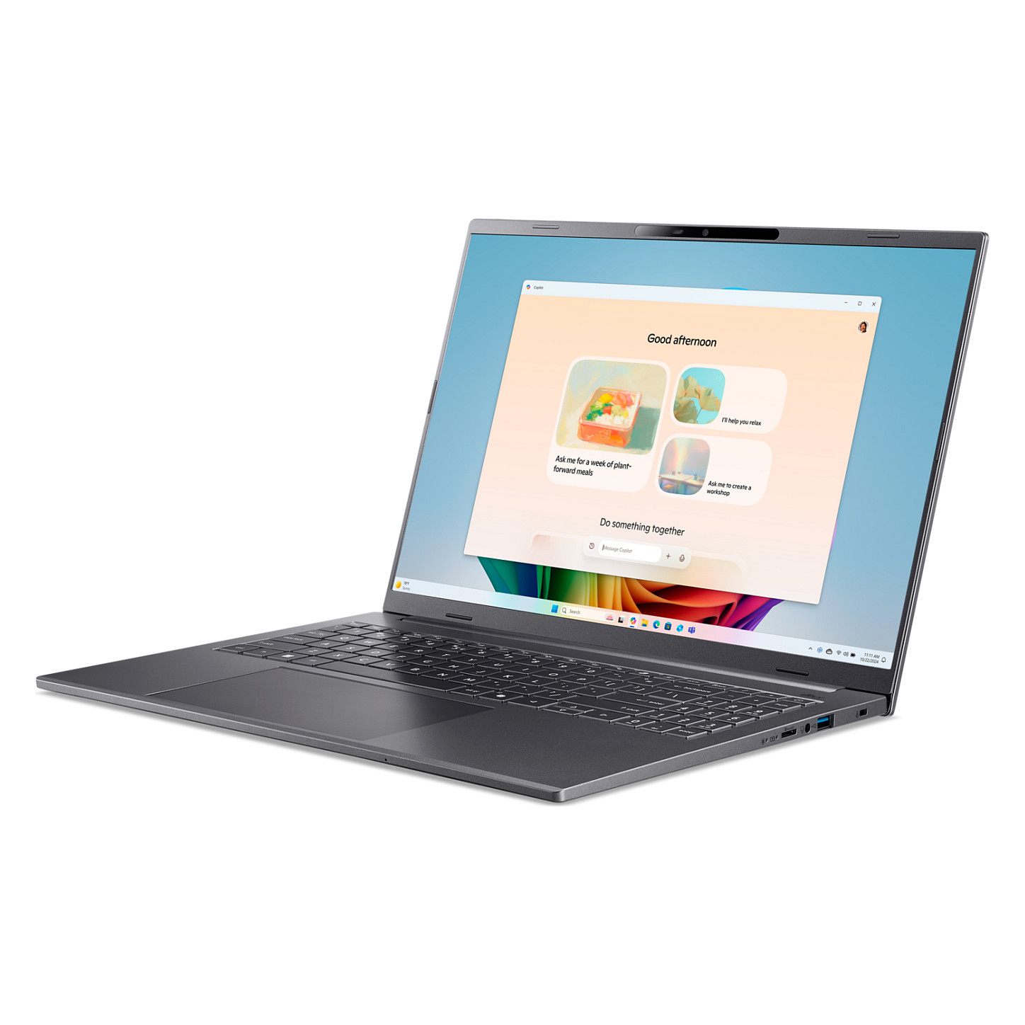 Laptop ACER Aspire 16 AI 32GB 1TBSSD W11H (16" ekran, rezolucija, procesor, 32GB RAM, 1TB SSD, grafika, Windows 11 Home, hrvatska tipkovnica, boja) – internacionalna non HR tipkovnica-1