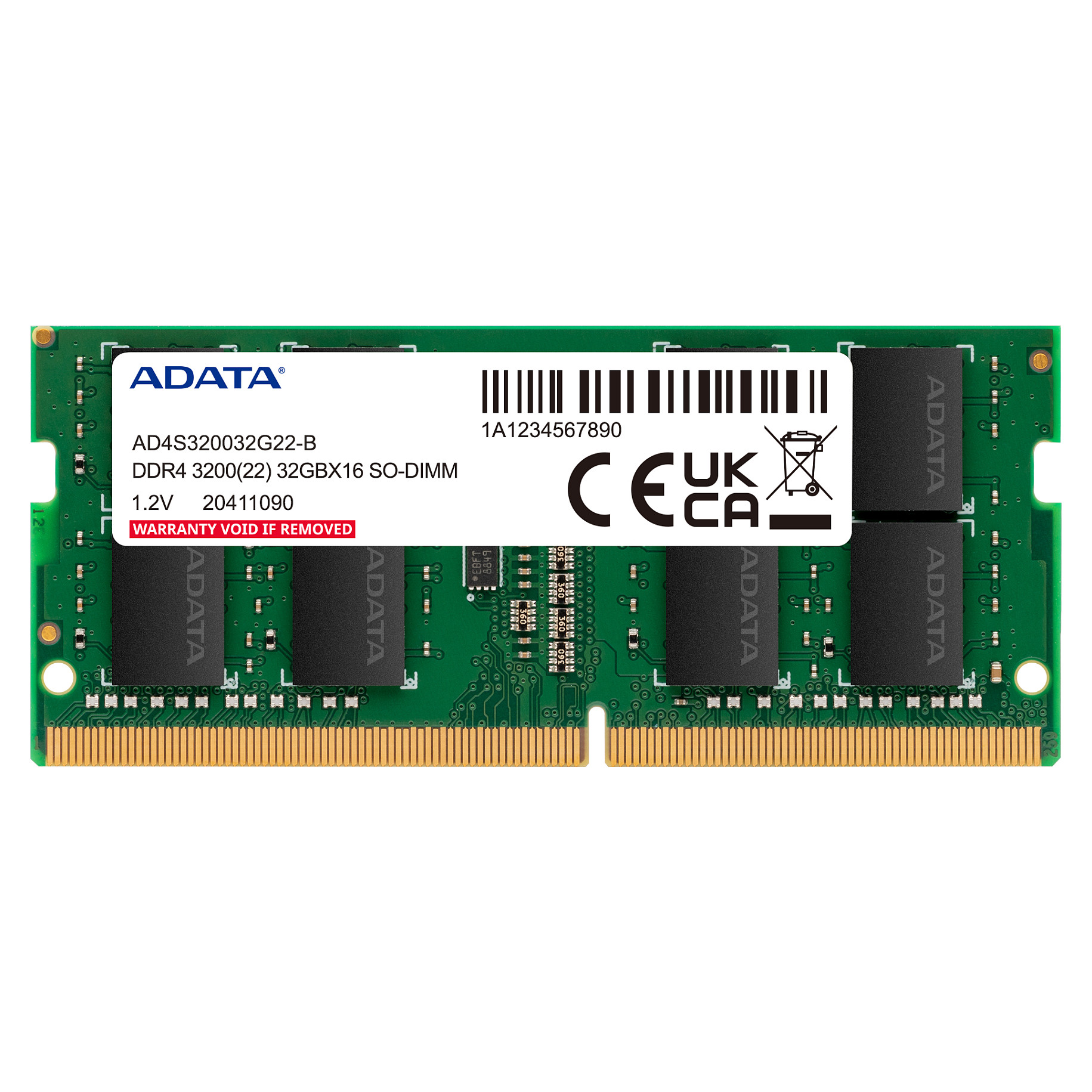RAM ADATA AD4S32008G22-DTGN (16GB, SO-DIMM, 3200MHz, Dual-Kit)-0