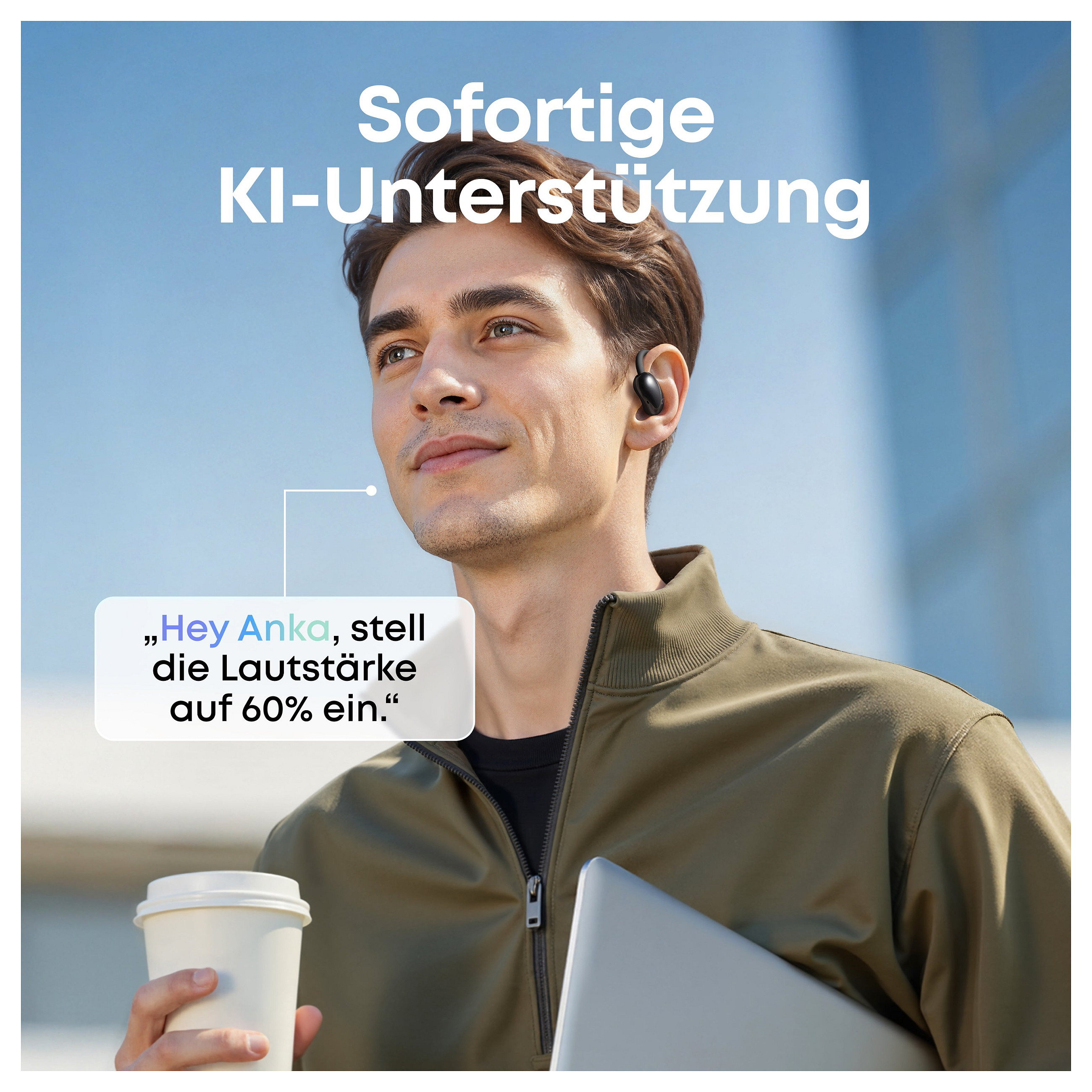 Slušalice ANKER Soundcore AeroFit 2 Open-Ear crne (AI, bežične)-3