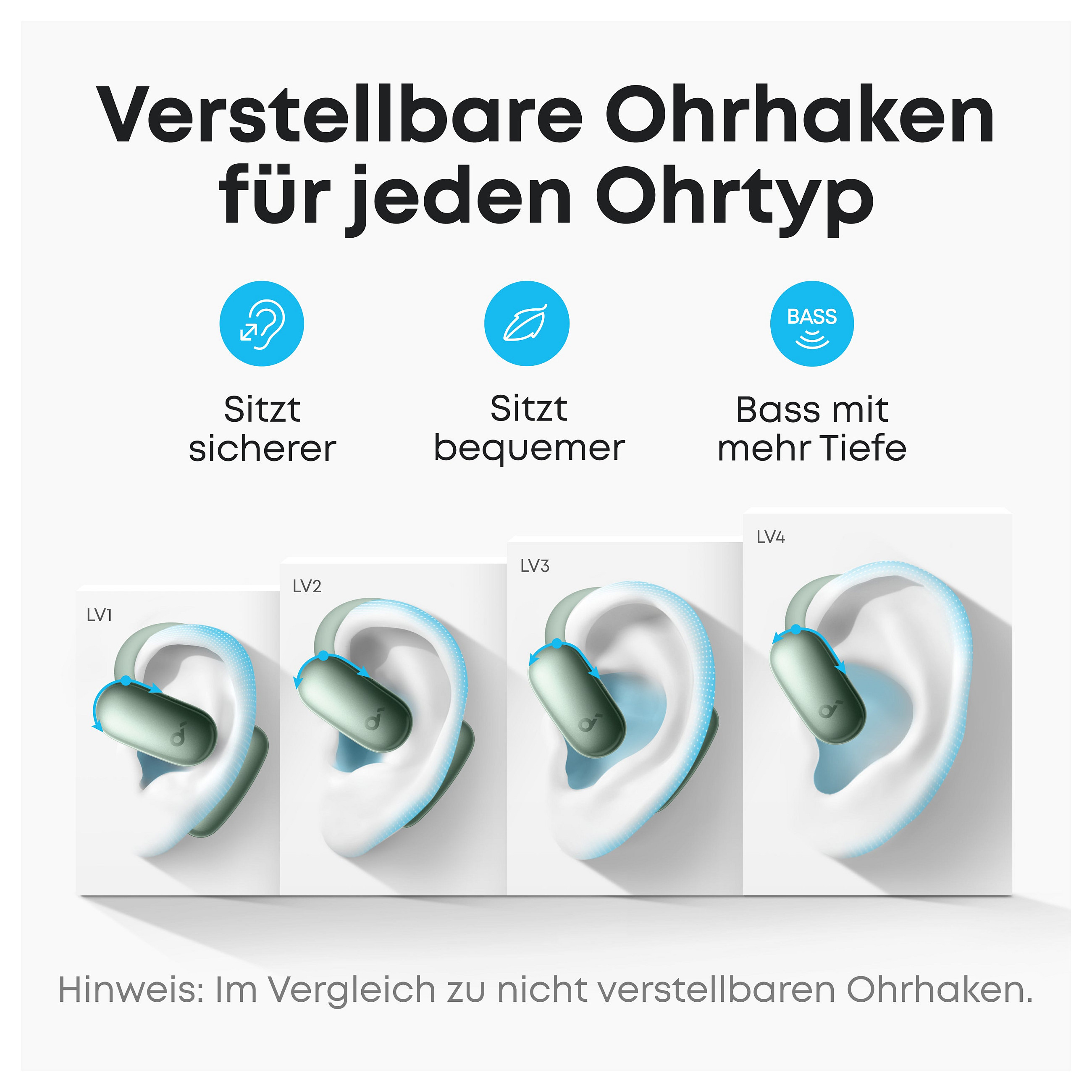 Slušalice ANKER Soundcore AeroFit 2 Open-Ear zelene (AI, bežične)-2
