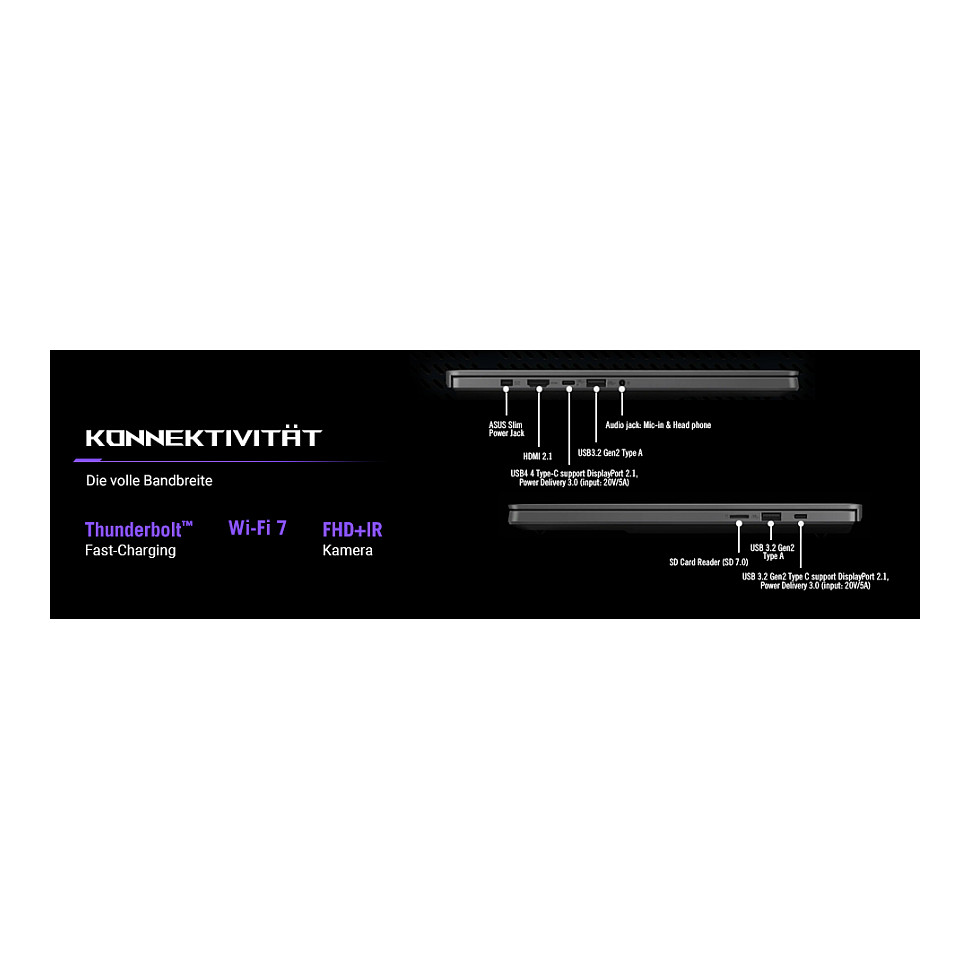 Laptop ASUS ROG Zephyrus G14 GA403WR-QS086W (14", 2560x1600, R9 HX 370, 32GB, 2TBSSD, RTX5070Ti, Win 11H) – internacionalna non HR tipkovnica-4