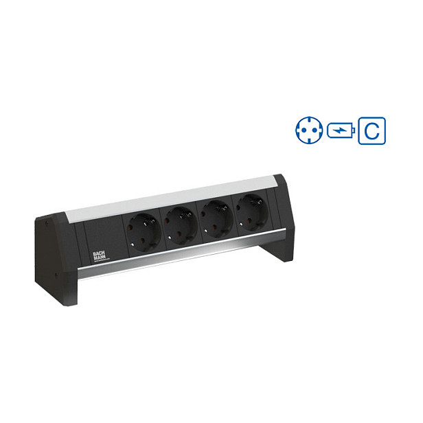 Utičnica BACHMANN DESK 2xCEE7/3 1xUSB Charger-0