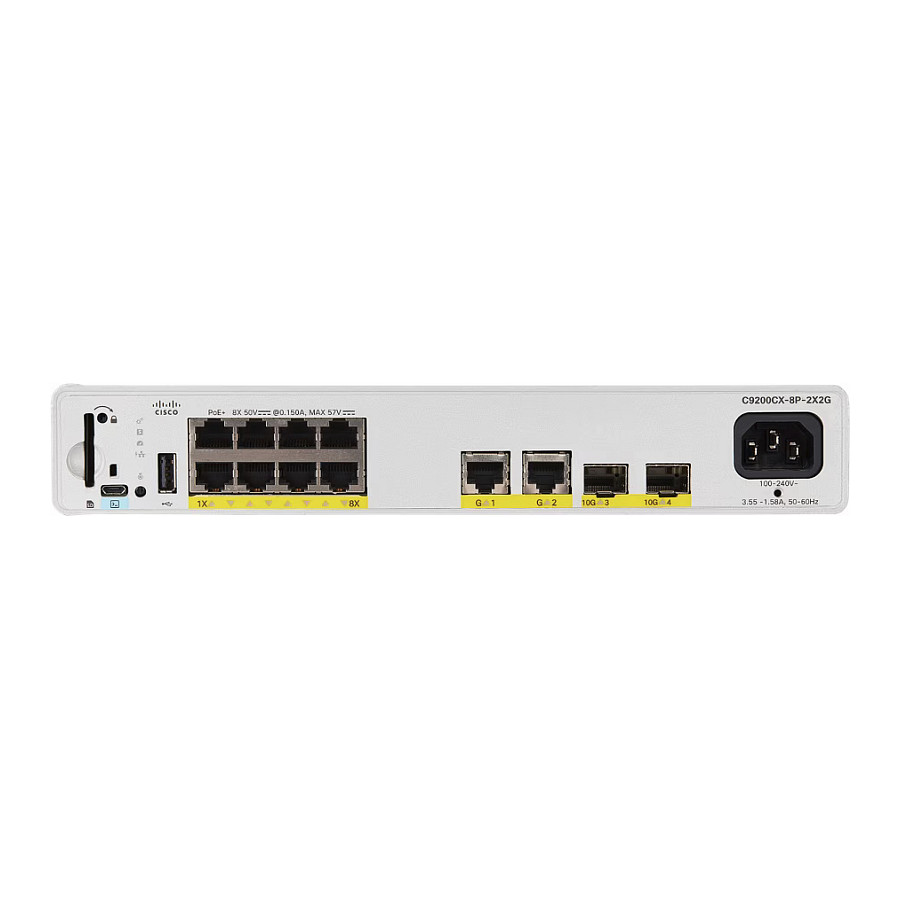 Prekidač CISCO CATALYST 9000 COMPACT SWITCH 8