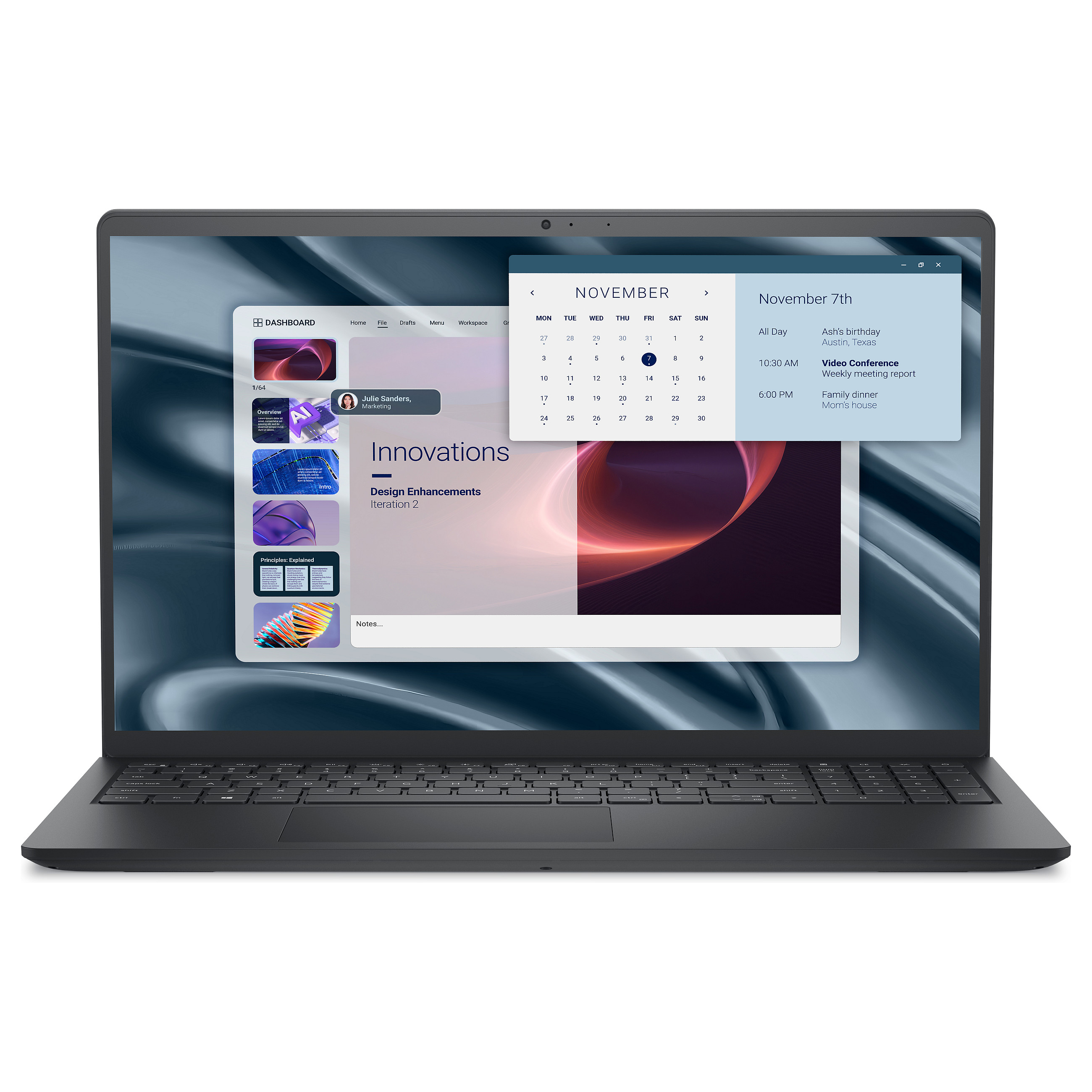 Laptop DELL Dell Pro 15 Essential PV15255 (15.6", FHD, AMD R5 7520U, 8GB, 512GB SSD, AMD Radeon, W11 Pro) – internacionalna non HR tipkovnica-1