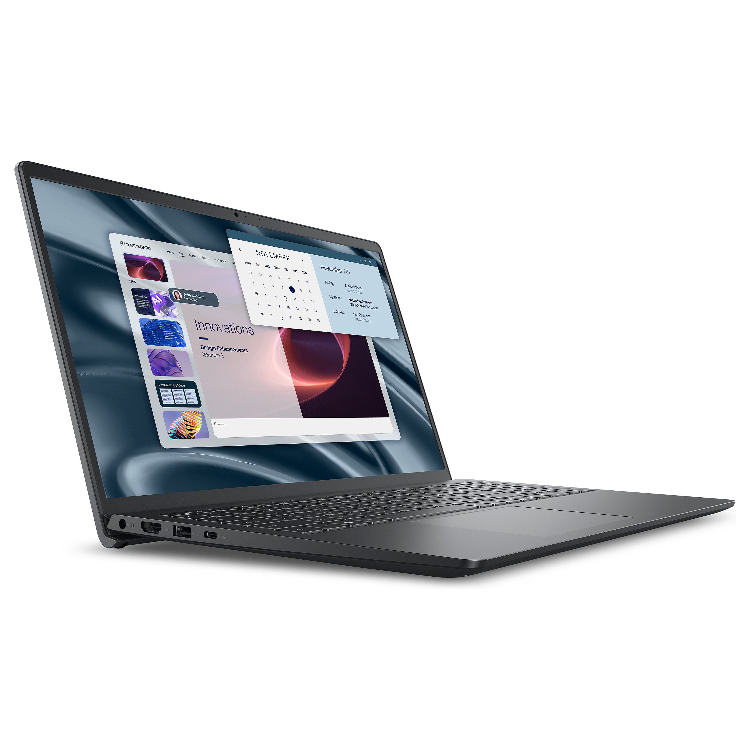 Laptop DELL Dell Pro 15 Essential PV15255 (15.6", FHD, AMD R5 7520U, 8GB, 512GB SSD, AMD Radeon, W11 Pro) – internacionalna non HR tipkovnica-2