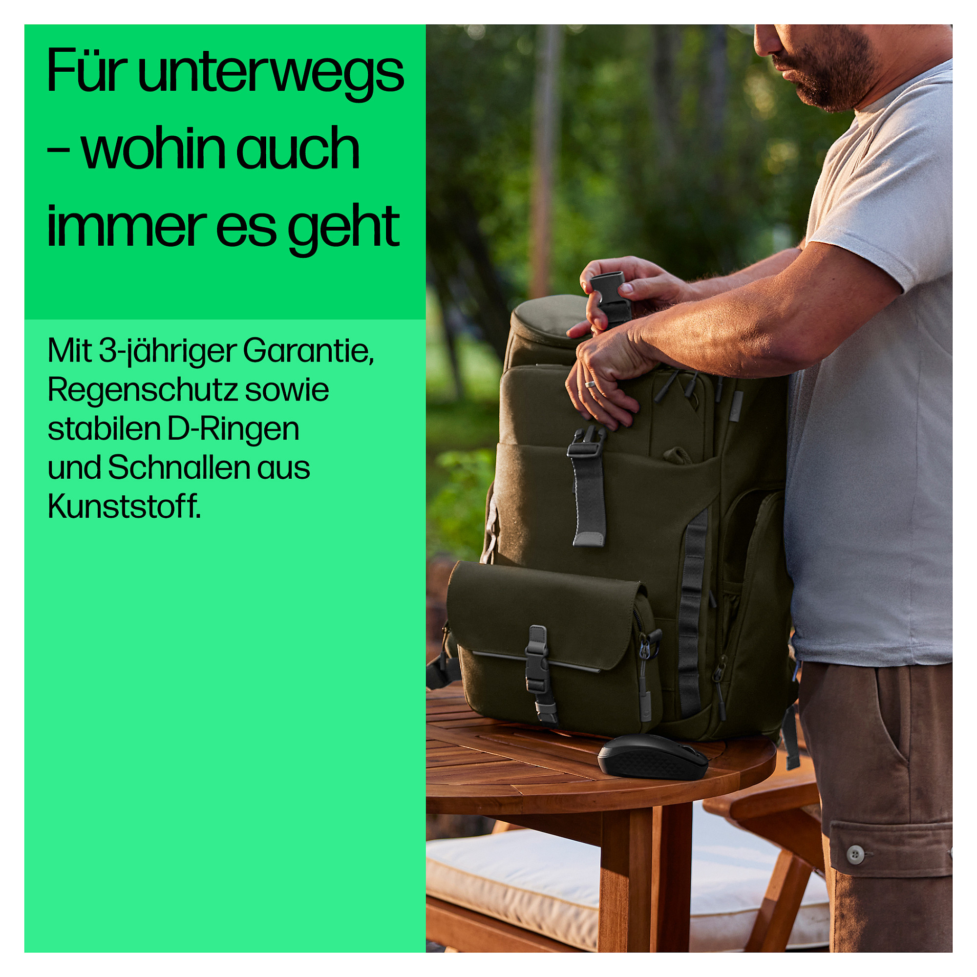 Laptop HP 39,62cm 15,6Zoll Modular Backpack-11