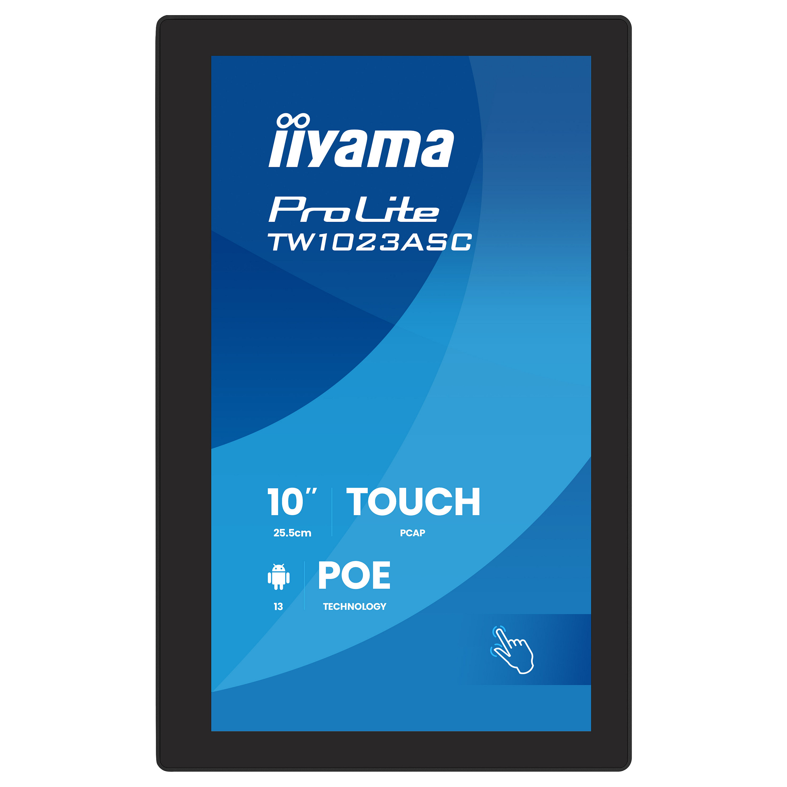Monitor IIYAMA ProLite TW1023ASC-B3P 10,1" (1280x800) IPS 25ms 60Hz HDMI USB LAN PoE Webcam Mic Speaker Black-3