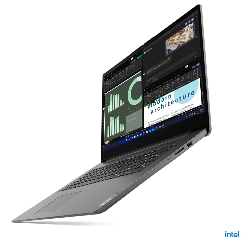 Laptop LENOVO V17-IRU (17.3", FHD, Intel U300, 8GB, 512GBSSD, W11H) – internacionalna non HR tipkovnica-1
