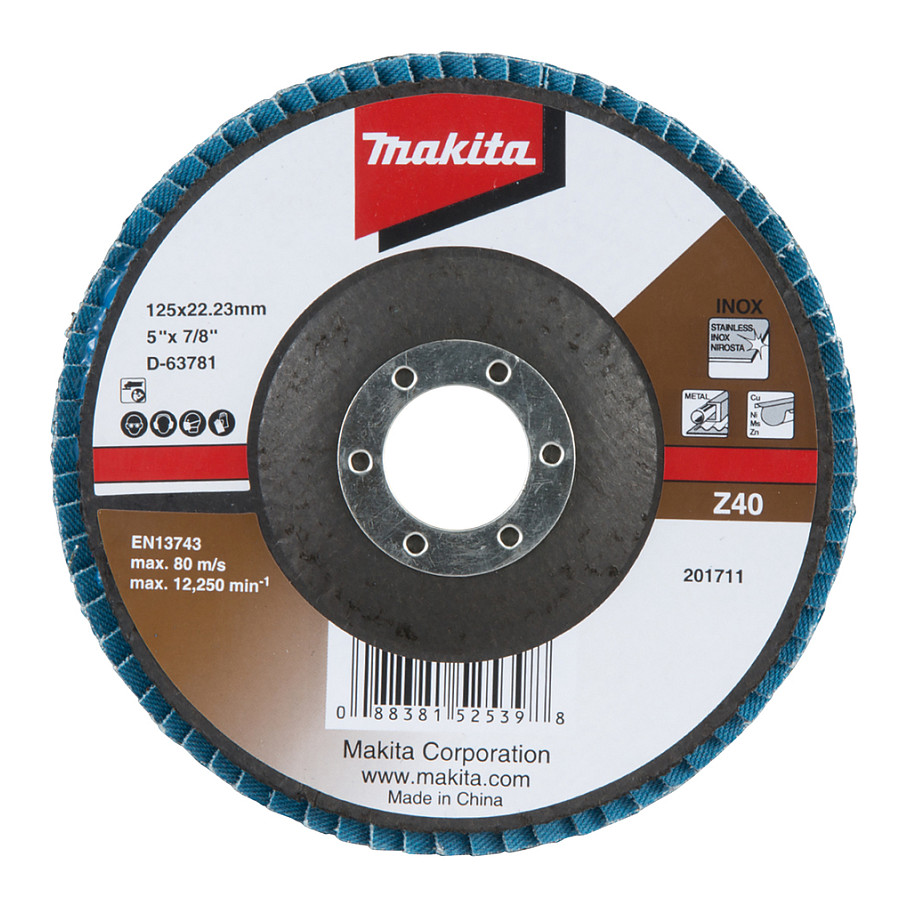 Pribor MAKITA FÄCHERSCHLEIFSCHIBE 125MM Z40