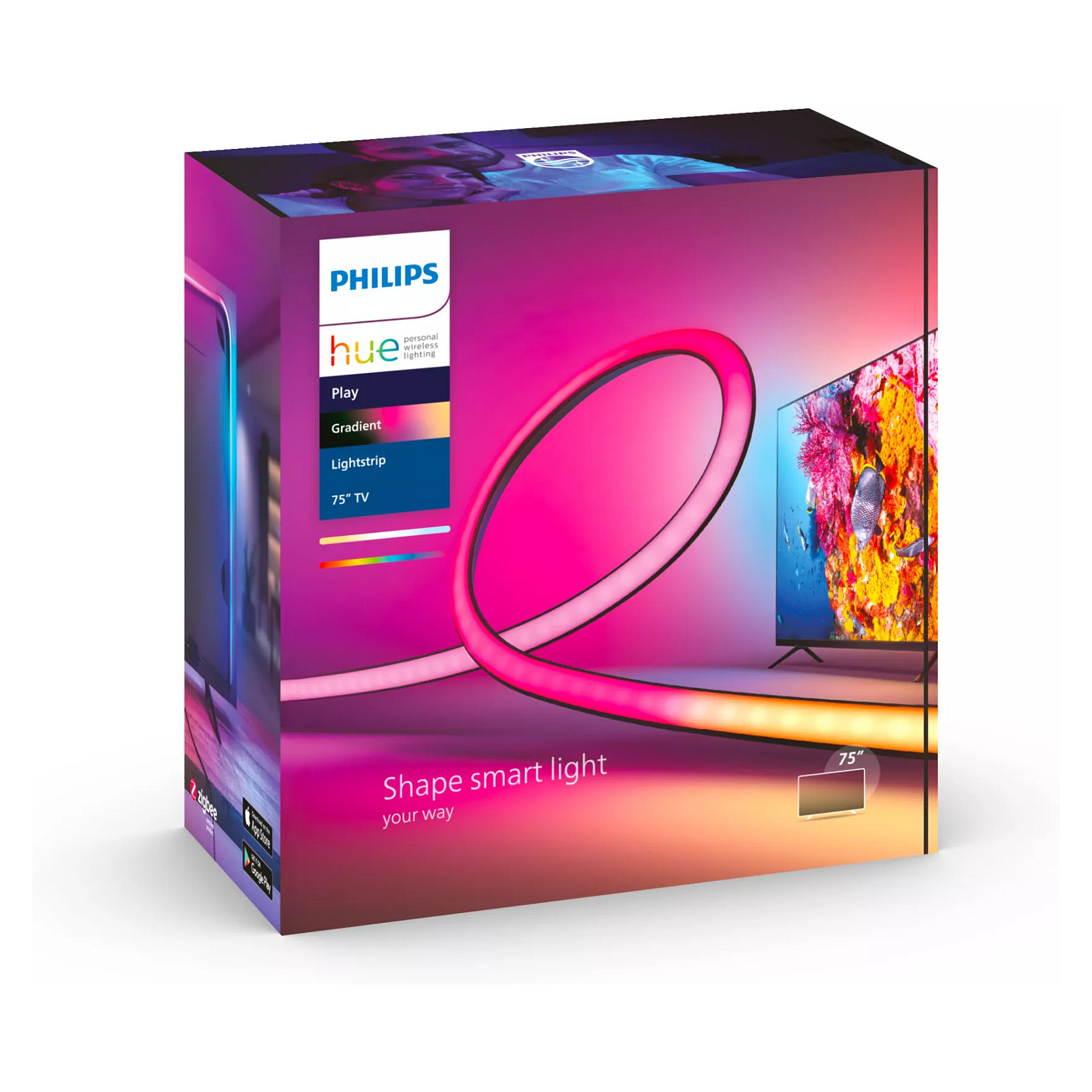 LED LIGHTSTRIP PHILIPS Hue Play Gradient (TV 75 zoll)-7