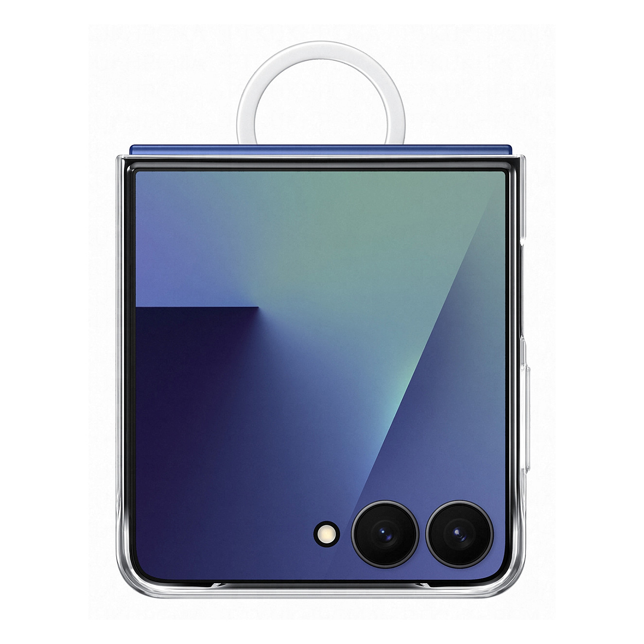 Maska SAMSUNG Silicone Case with Ring za Galaxy Z Flip5 (Cream)-0