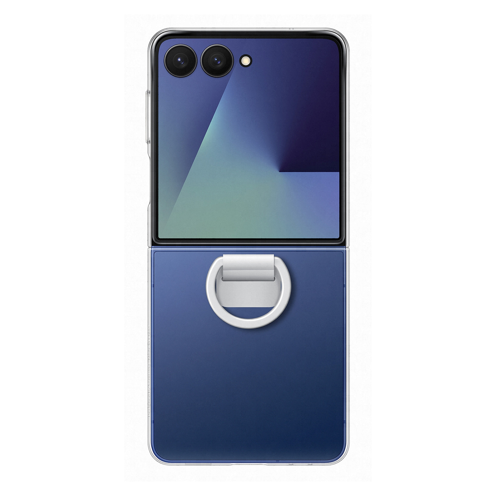 Maska SAMSUNG Silicone Case with Ring za Galaxy Z Flip5 (Cream)-2