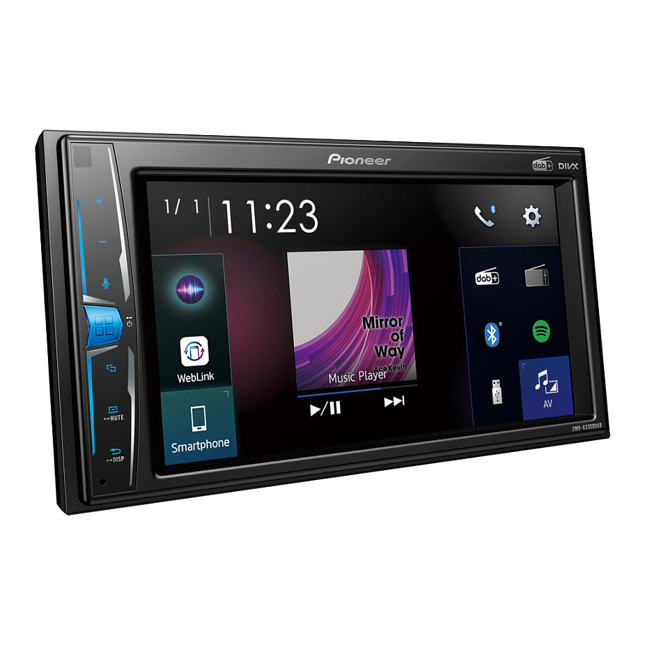 Multimedijalni auto radio Pioneer DMH-A3300DAB (2-DIN, 6.2", DAB+, Bluetooth, WebLink, USB)-1