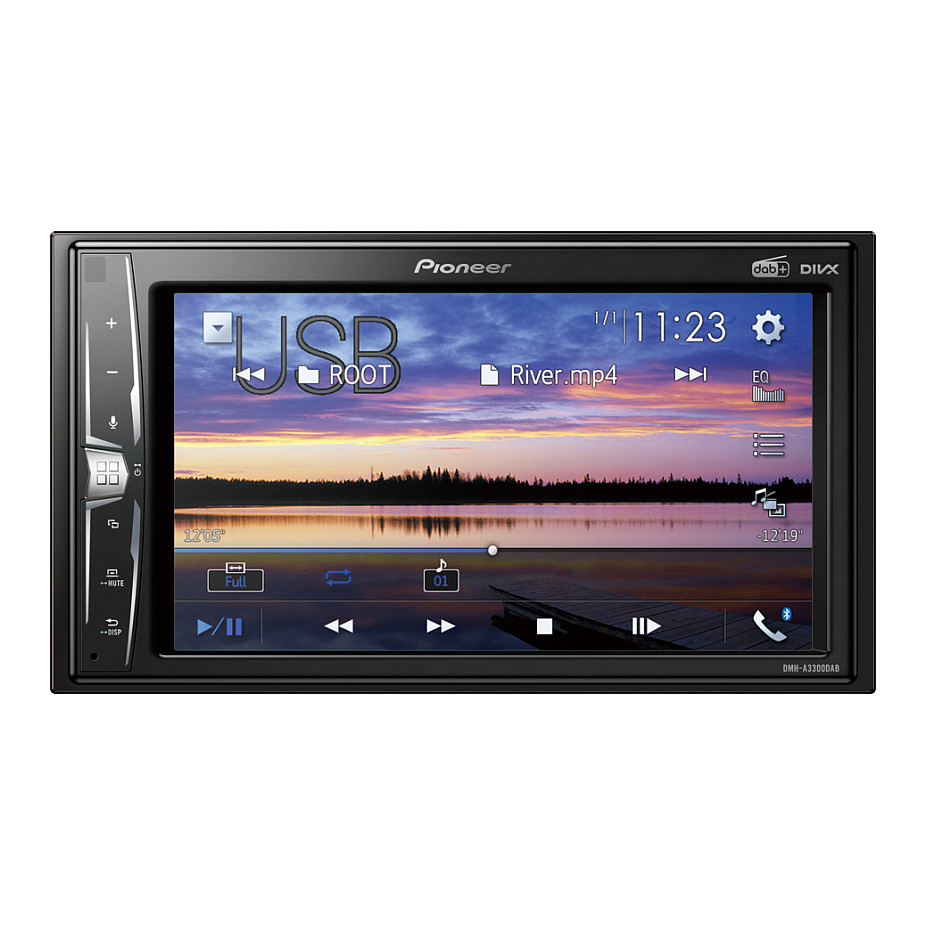 Multimedijalni auto radio Pioneer DMH-A3300DAB (2-DIN, 6.2", DAB+, Bluetooth, WebLink, USB)-2