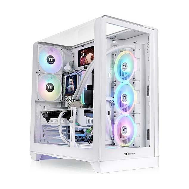 Kućište THERMALTAKE View 390 TG Snow White ()-5