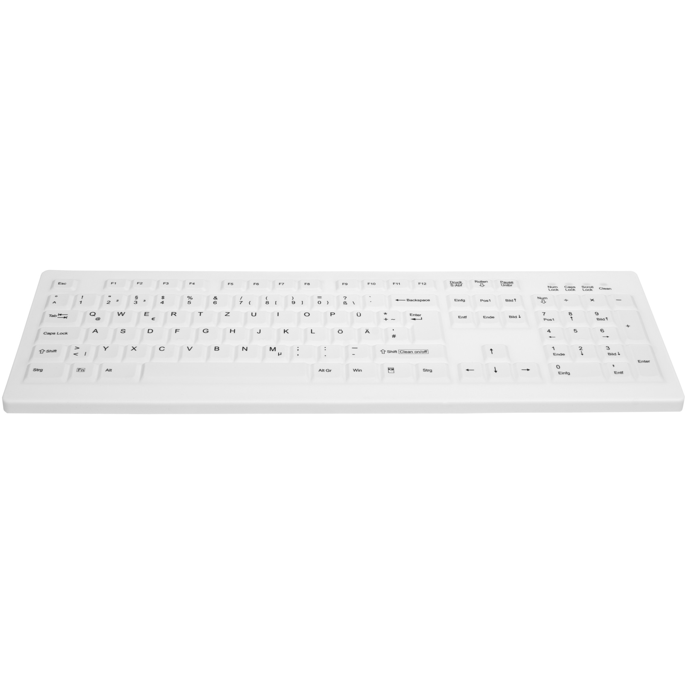 Tipkovnica CHERRY AK-C8100F-U1-W/FR, USB, AZERTY, FR – internacionalna non HR tipkovnica-2