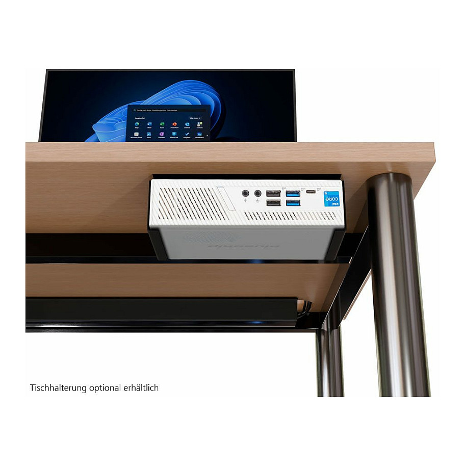 Mini PC BLUECHIP BUSINESSline S3137 (i3-14100, 8GB RAM, 500GB SSD, Intel UHD, Win 11 Pro, bijeli)-3
