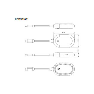 Wireless HDMI adapter BLUECHIP NWD6000 (USB-C na HDMI, 4K@30Hz, Plug & Play)-3