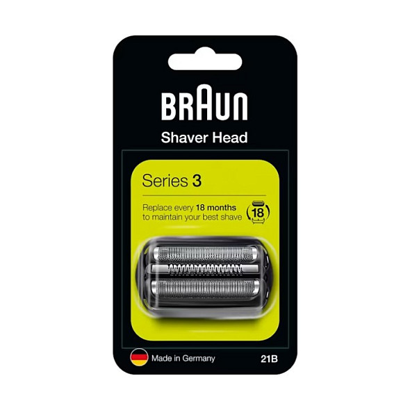 Mrežica i nož za brijaći aparat BRAUN 21B (series 3, crna)