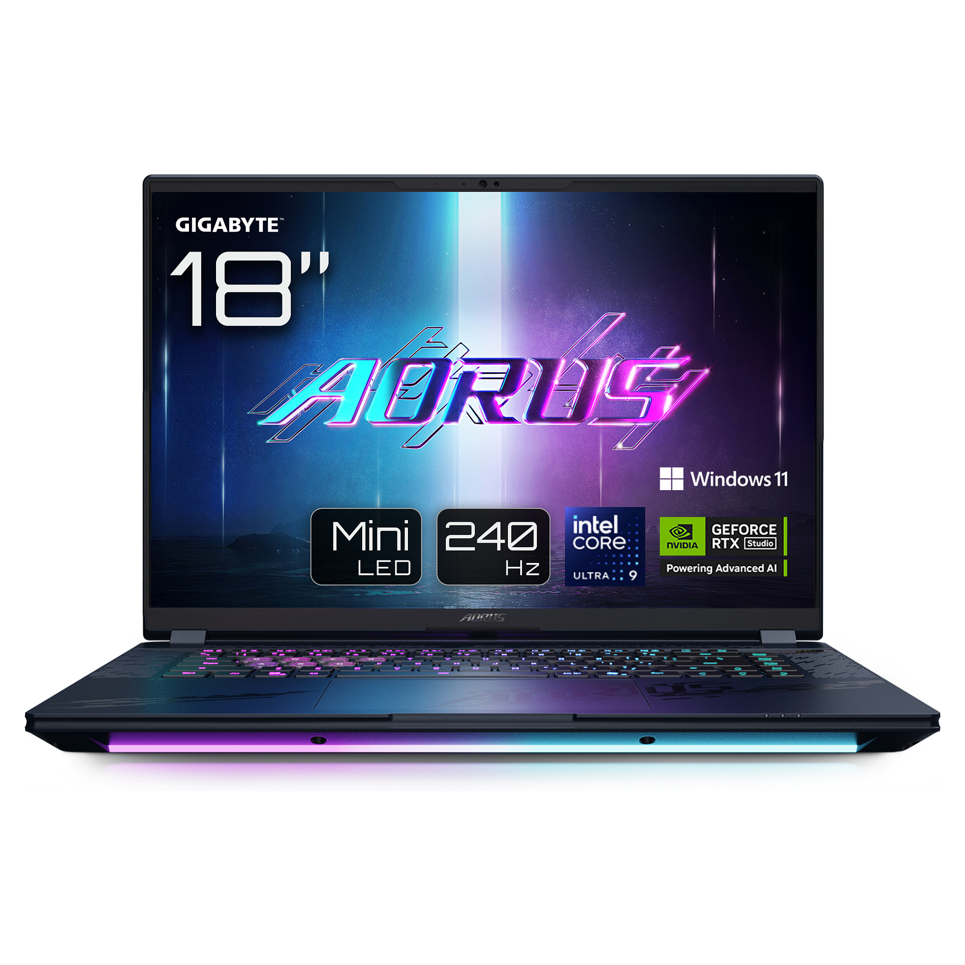 Laptop GIGABYTE AORUS MASTER 18 CU9 (275HX, 32GB, 2TBSSD, NVIDIA GeForce RTX 5080, Windows 11)-1