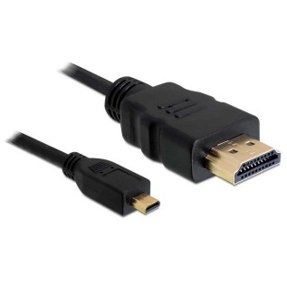 Kabel DELOCK High Speed HDMI (HDMI A na micro HDMI D, s ethernetom, 2m)