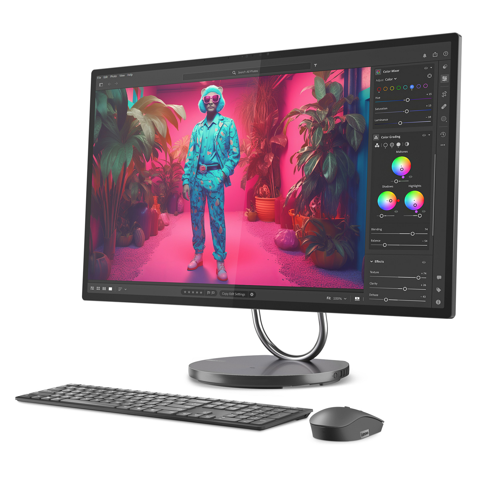 AIO računalo LENOVO Yoga AIO 32ILL10 (core ultra 7 258v, 32gb, 1tb ssd, 31.5" uhd, rtx4050, win11 pro)-1