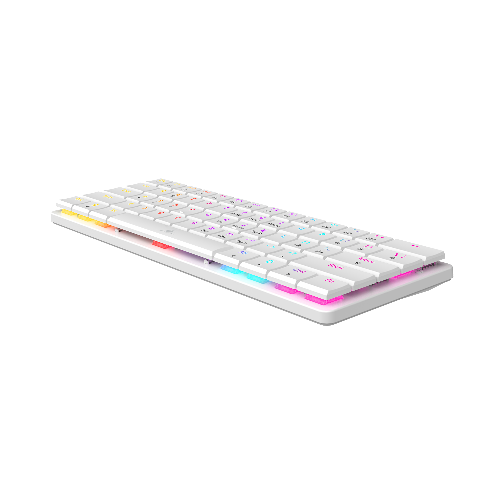 White Shark KEYBOARD GK-006221 NAGAMAKI White-Mechanical / US-BLUE.SW-11