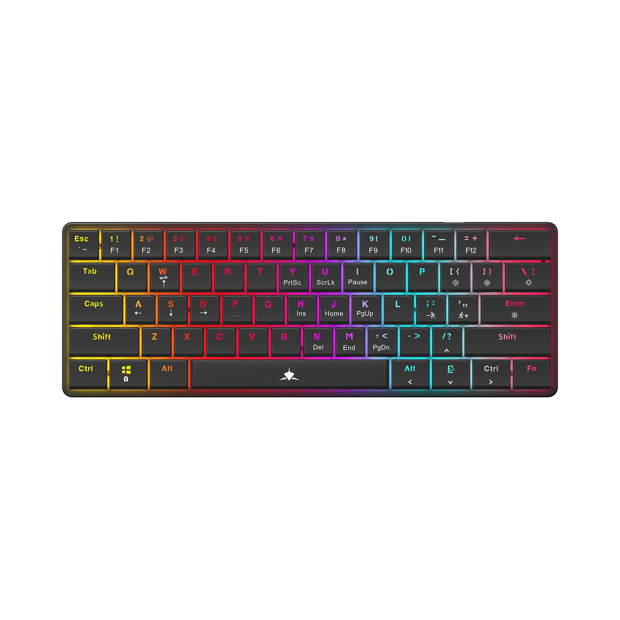 White Shark KEYBOARD GK-006121 NAGAMAKI Black-Mechanical / US-BLUE.SW-10
