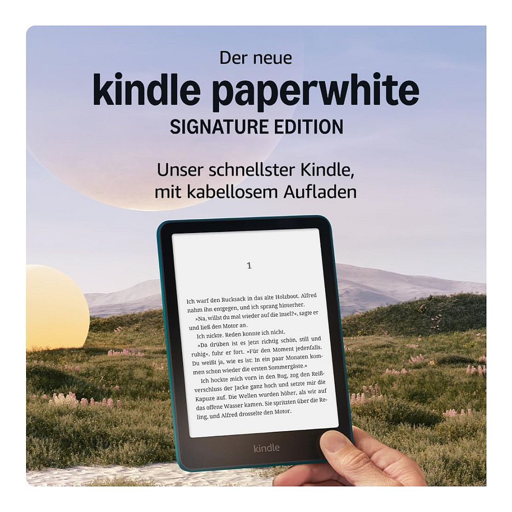 E-čitač AMAZON Kindle Paperwhite Signature Edition (32GB, Jade Green)-1