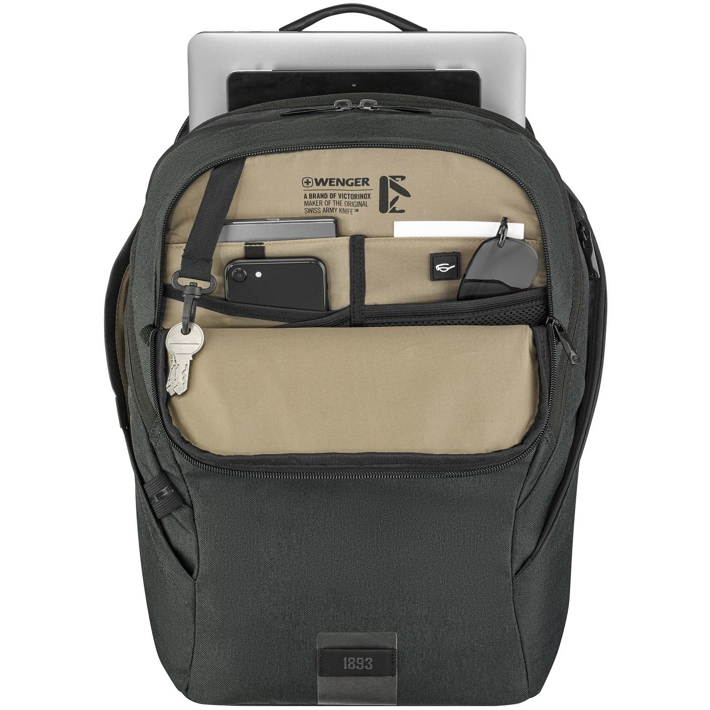Ruksak za laptop WENGER MX ECO Light (za 16" prijenosnik, 10" tablet, tamno sivi)-6