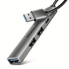 USB Hub AXAGON HUE-STA (4-portni, usb 3.2 gen1, 12cm kabel)