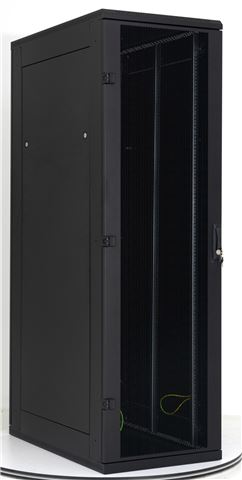 Samostojeći ormar TRITON RMA-37-L61-BAX-N1 (37U, 600x1000mm, perforirana vrata, nosivost 800kg, crni)-0
