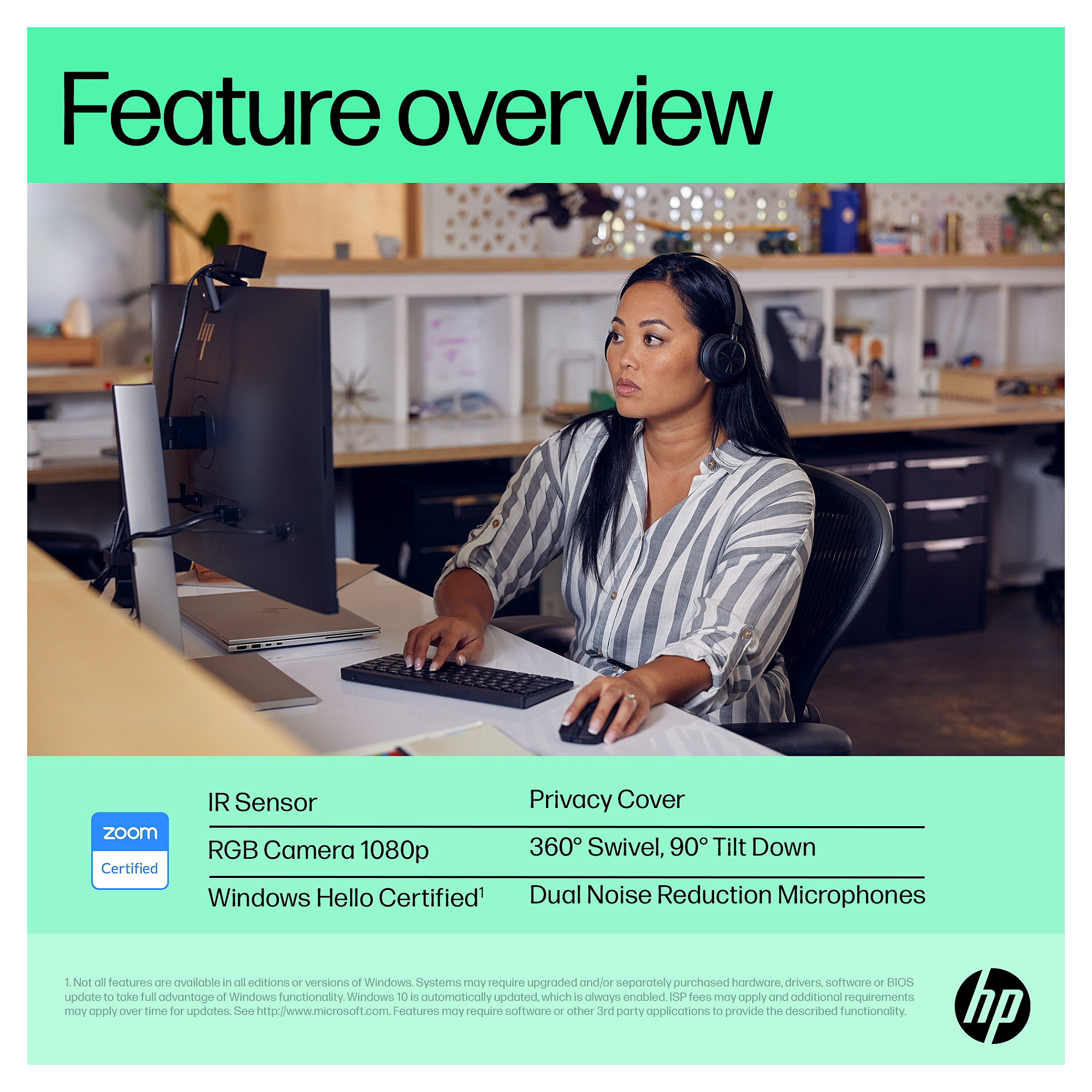Kamera HP 625 4MP 1920x1080 Audio USB-19