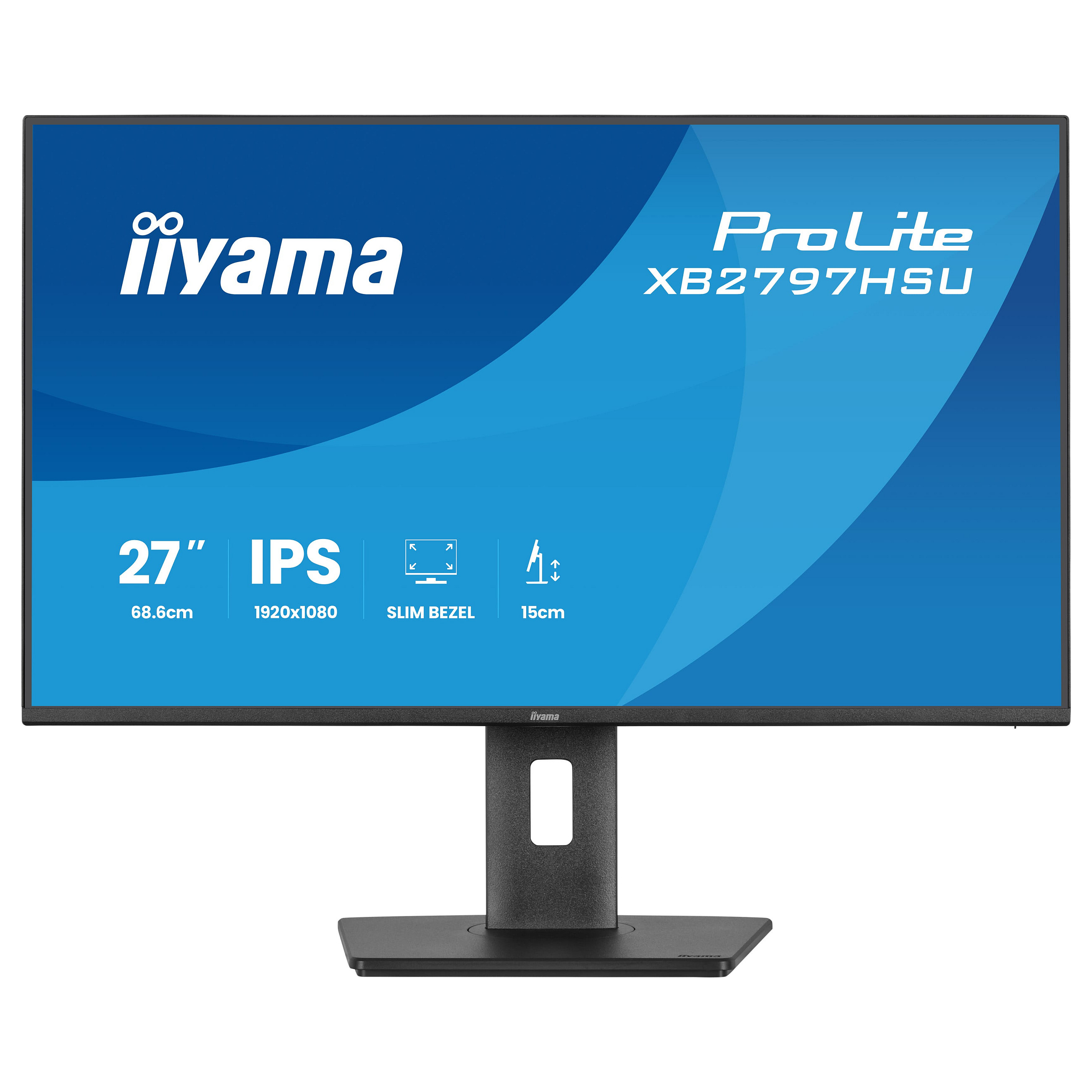 Monitor IIYAMA ProLite XB2797HSU-B1 (27", 1920x1080, IPS, 4ms, 120Hz, HDMI, DisplayPort, USB, VESA, zvučnici)-11