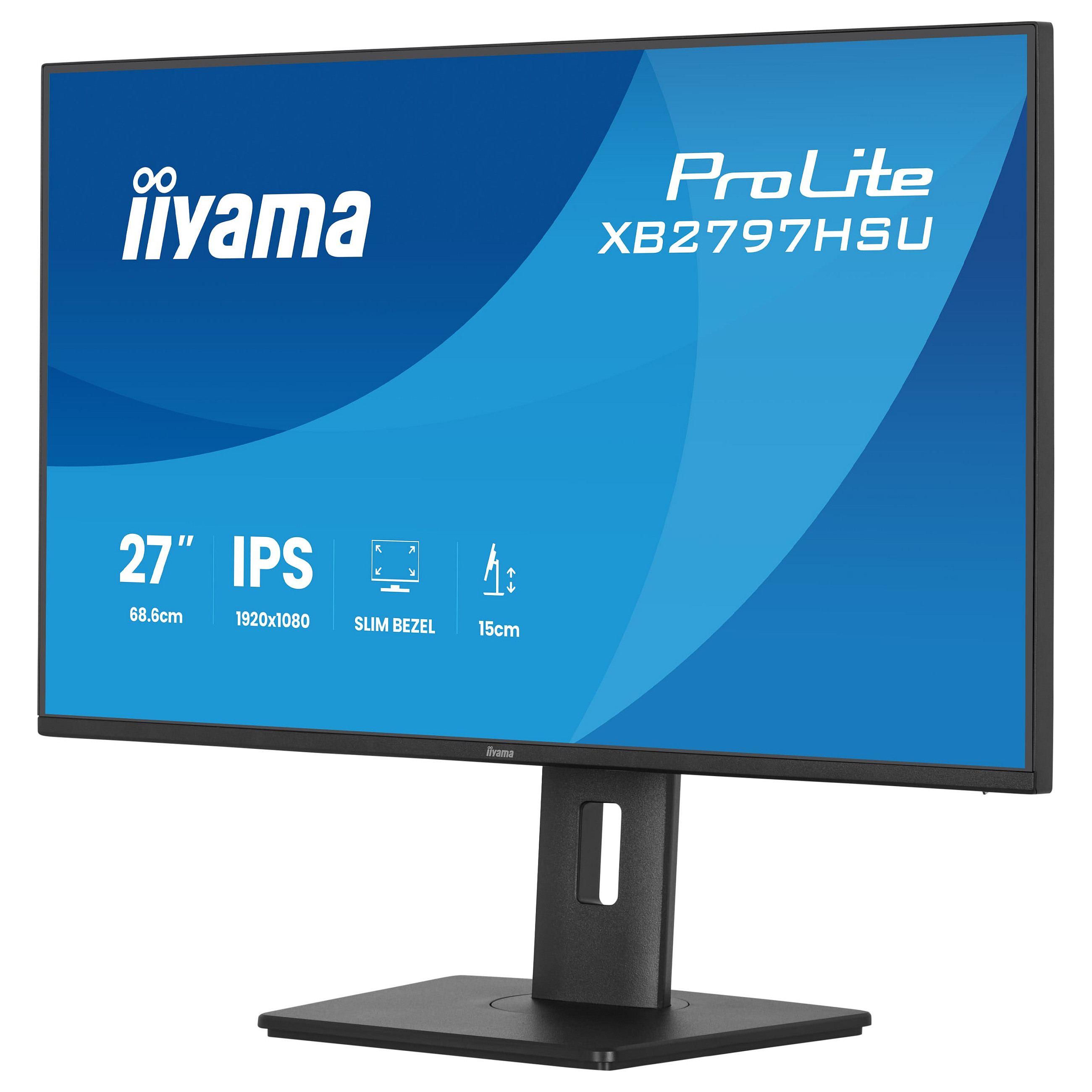 Monitor IIYAMA ProLite XB2797HSU-B1 (27", 1920x1080, IPS, 4ms, 120Hz, HDMI, DisplayPort, USB, VESA, zvučnici)-14