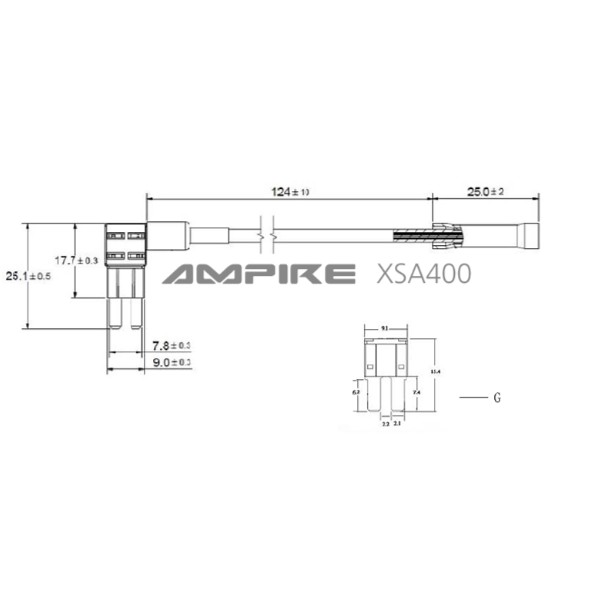 Kučište za  osigurač AMPIRE 10A XSA400-2