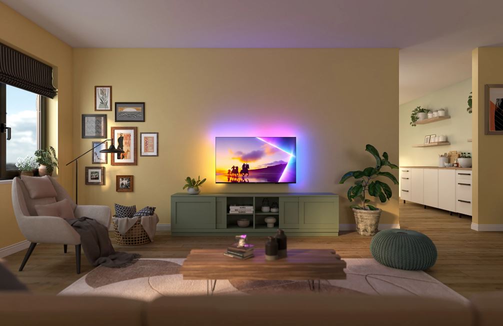 TV PHILIPS QLED 50PUS8510/12 Titan OS (126 cm, 4K UHD Ambilight, HDR10+ Adaptive, Dolby Atmos, Smart TV)-5