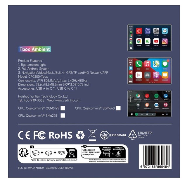 ADAPTER CARLINKIT CPC200-TBOX-4