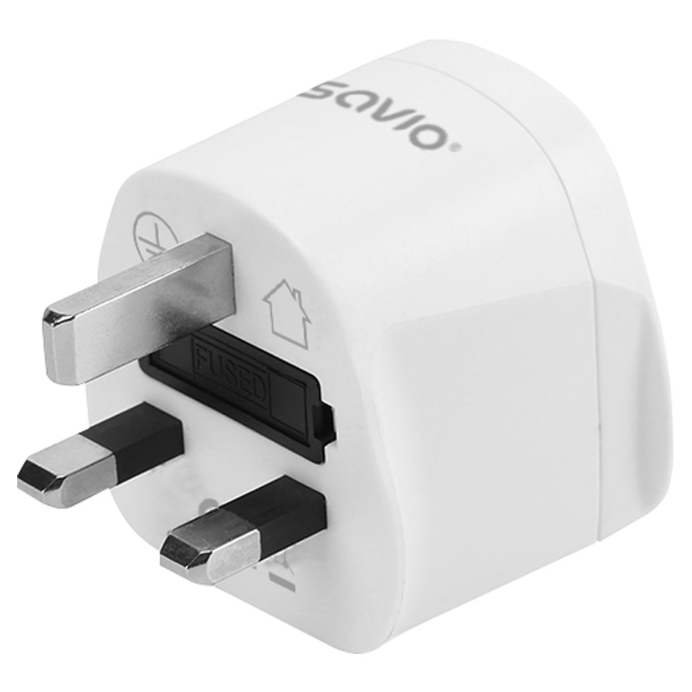 Strujni adapter SAVIO AP-05 (2500w, bijeli)-0