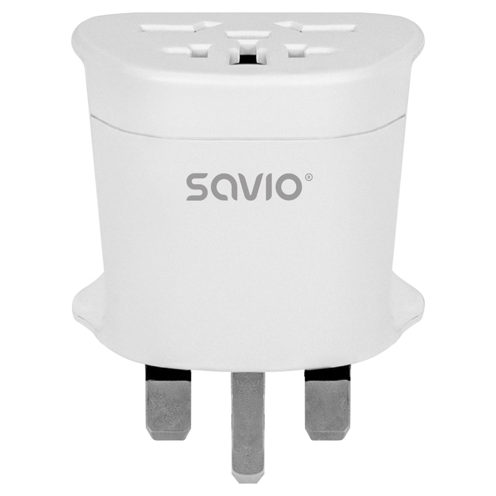 Strujni adapter SAVIO AP-05 (2500w, bijeli)-1